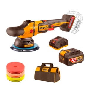 Pulidor 6" Ingco 42V Batería y Cargador 2Ah Bolso APLI42151