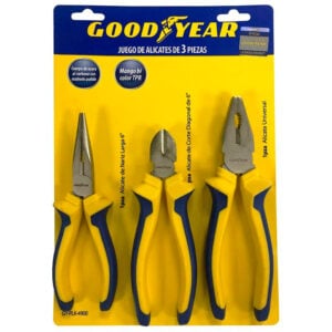 Juego de Alicates Goodyear 3 Piezas GY-PLK-4900