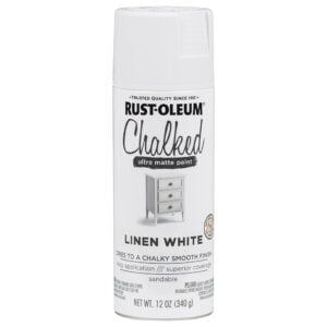 Pintura Rust-Oleum Chalked Ultra Mate Lino Blanco 340g
