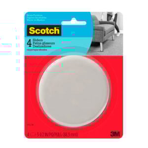 Deslizadores Scotch Redondos Reusables x4