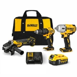 Taladro 1/2" + Esmeril ATOMIC 4 1/2" + Llave XR Dewalt