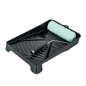 Kit de rodillo para pintar 9" maneral bandeja y felpa Truper