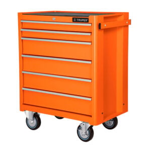 Gabinete metálico móvil 6 cajones capacidad 130 kg Truper