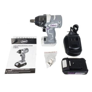 Llave de Impacto 20V 1/2 420NM + BAT 2Ah + cargador NEO