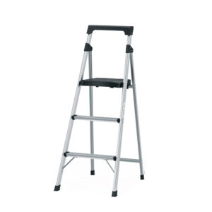 Escalera tubular plegable 3 peldaños aluminio Truper