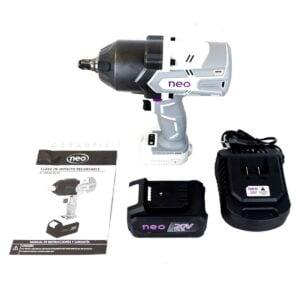Llave de Impacto 20V 1/2 1200NM + BAT 4Ah + cargador NEO