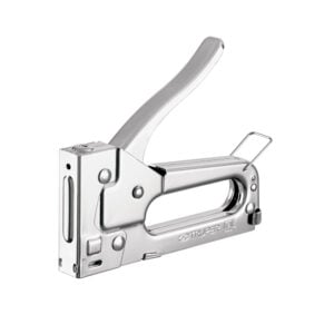 Engrapadora tipo pistola para ¼" y 5/16" con 200 grapas
