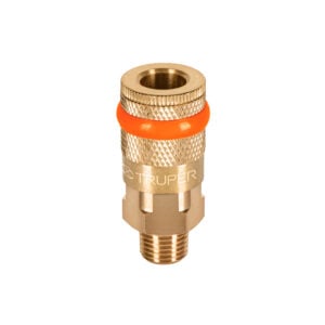 Acople de latón cuerda 1/4 NPT macho Truper
