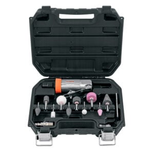 Kit de mini rectificadora 1/4" con estuche plástico Truper
