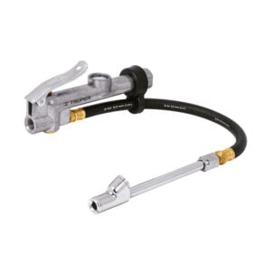 Inflador calibrador de cabeza doble profesional 1/4 NPT