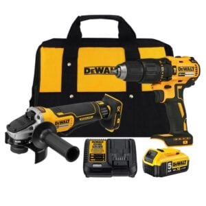 Taladro 1/2" + Esmeril Angular 20V + Bat DeWalt DCK248P1-B2