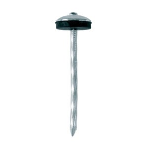 Clavo de acero calamina 9x2.5 con arand